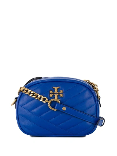 Shop Tory Burch Quilted Crossbody Bag In Blue
