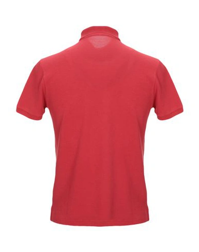 Shop Zanone Polo Shirt In Red