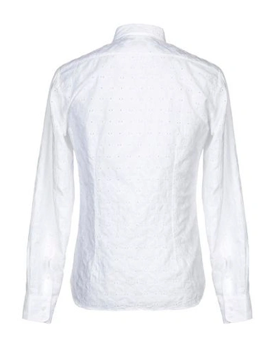 Shop Aglini Shirts In White