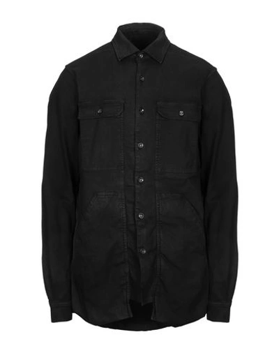 Shop Rick Owens Drkshdw Denim Outerwear In Black
