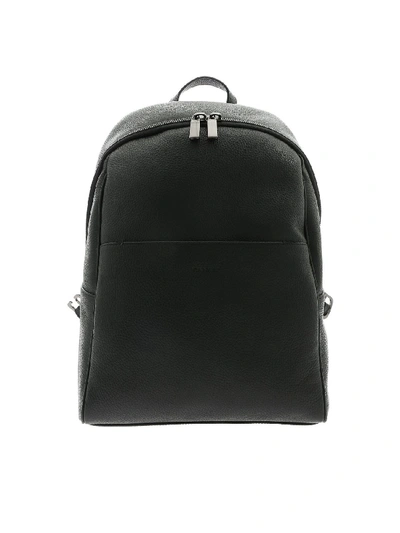 Shop Canali Black Backpack