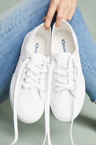 superga croc embossed sneaker