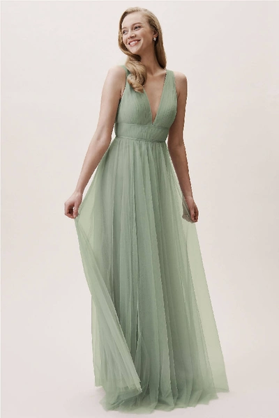 Shop Jenny Yoo Sarita Dress By  In Green Size 10