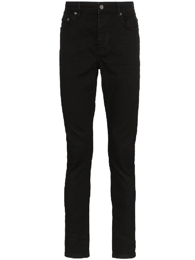 Shop Ksubi Chitch Laid Slim-fit Jeans In Black