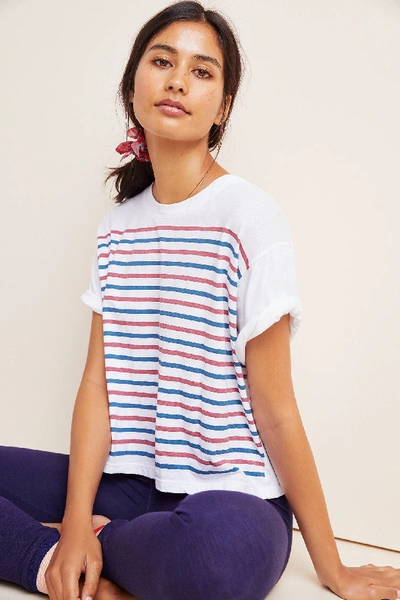 Shop Sundry Striped Tee In White