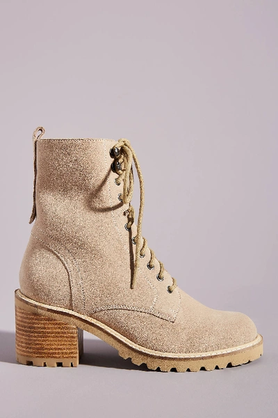 Shop Seychelles Irresistible Heeled Ankle Boots In Beige