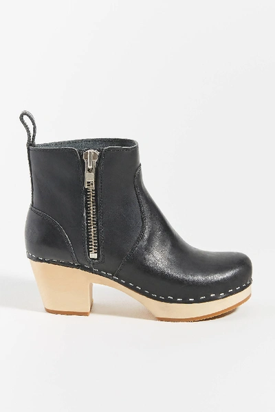 Shop Swedish Hasbeens Emy Ankle Boots In Black