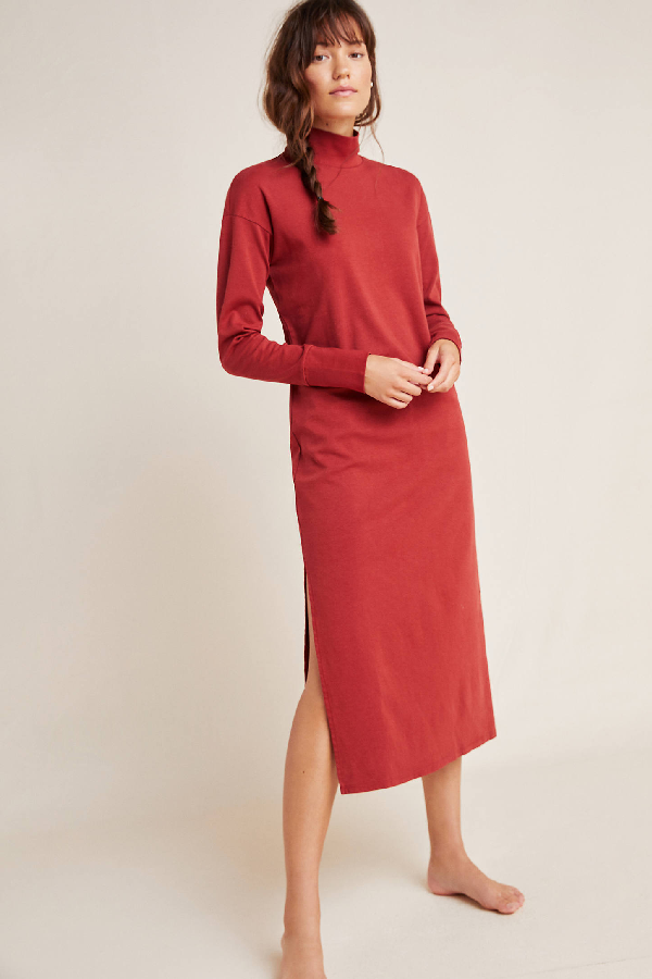 ponte midi dress