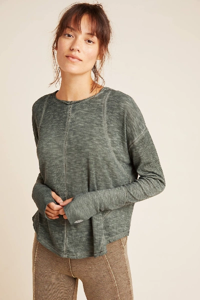 Shop Free People Movement Lay-up Tee In Green