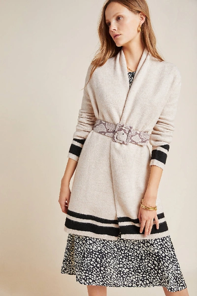 Shop Cupcakes And Cashmere Stephine Striped Cardigan In Assorted