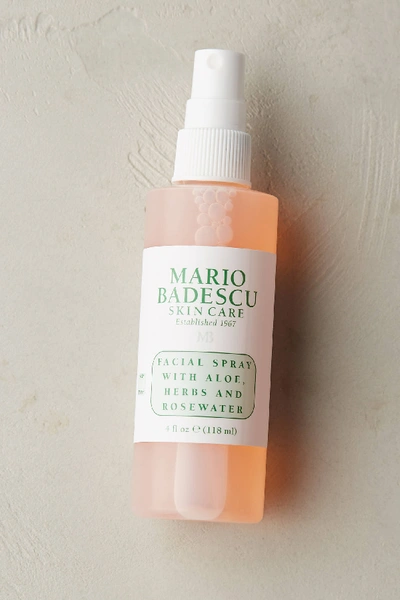Shop Mario Badescu Facial Spray With Aloe, Herbs And Rosewater In Pink