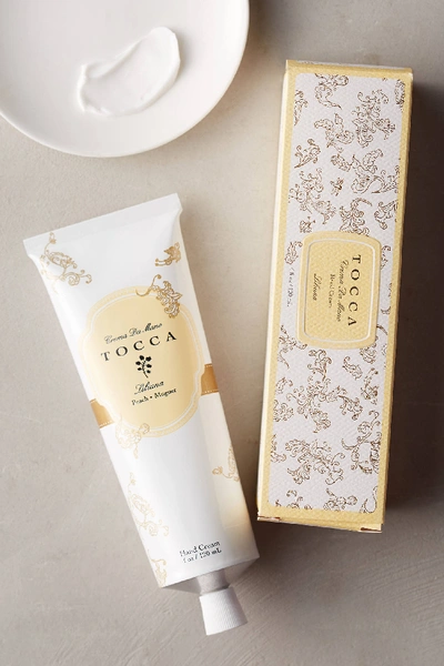 Shop Tocca Hand Cream In Yellow