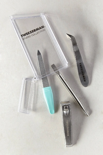Shop Tweezerman Mini Nail Rescue Kit In Blue