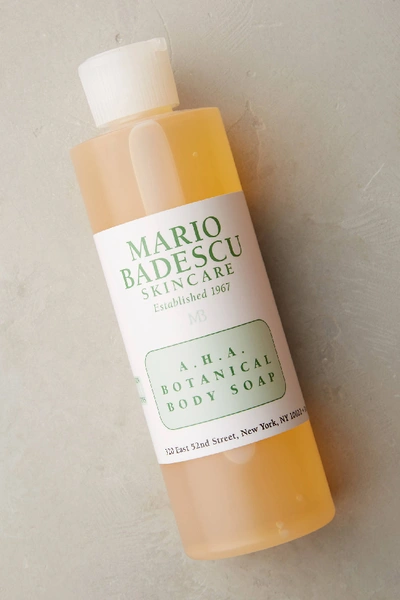 Shop Mario Badescu Aha Botanical Body Soap In White