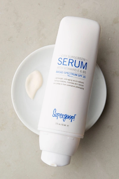 Shop Supergoop ! Spf 30 City Sunscreen Serum In White