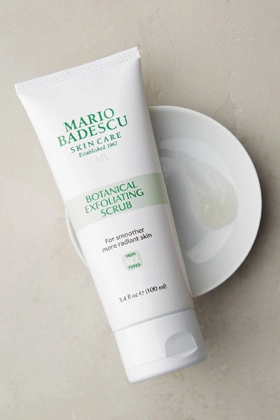 Shop Mario Badescu Botanical Exfoliating Facial Scrub In White