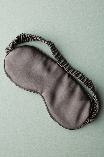 Shop Slip Silk Sleep Mask In Grey