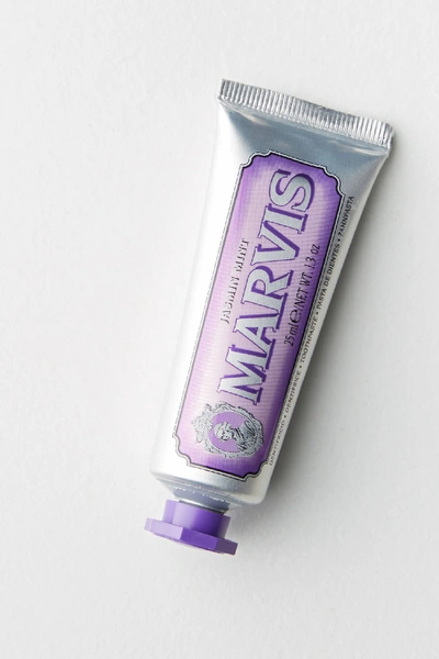 Shop Marvis Toothpaste, Travel Size In Purple