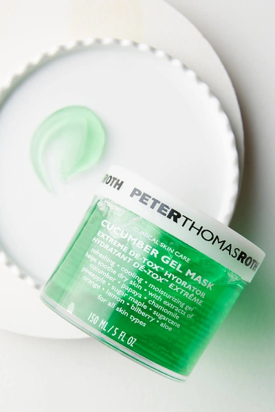 Shop Peter Thomas Roth Cucumber Gel Mask Extreme Detoxifying Hydrator In Green