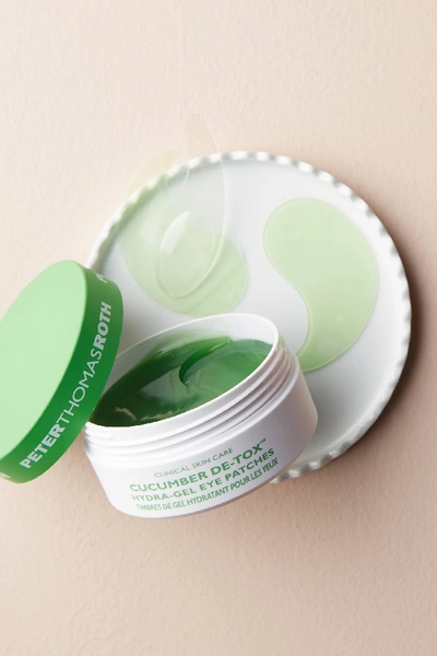 Shop Peter Thomas Roth Cucumber De-tox Hydra-gel Eye Patches In White