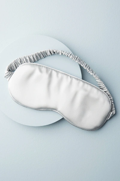 Shop Slip Silk Sleep Mask In Silver