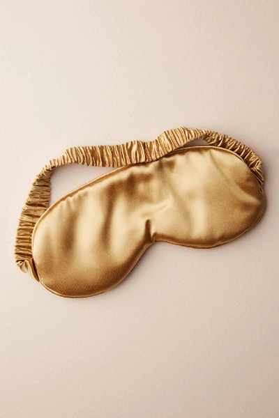 Shop Slip Silk Sleep Mask In Gold