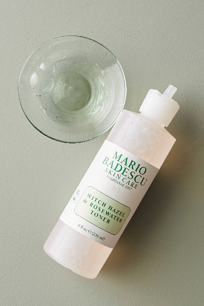 Shop Mario Badescu Witch Hazel + Rosewater Toner In Pink