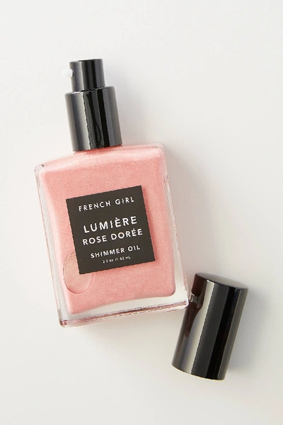 Shop French Girl Organics Lumiere Rose Doree Body Oil In Pink
