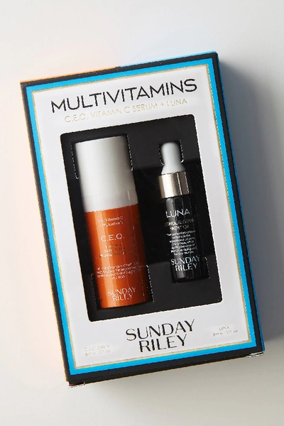 Shop Sunday Riley Multivitamins Kit In Orange