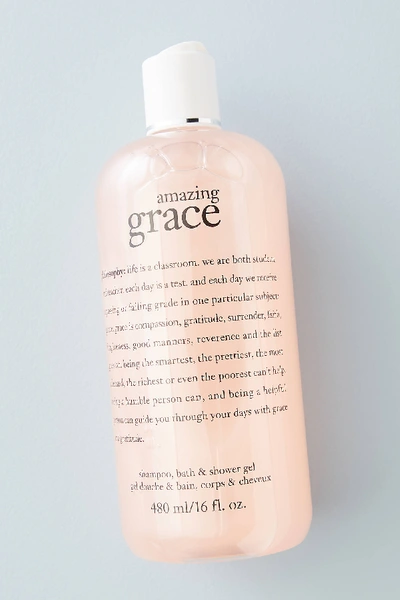 Shop Philosophy Amazing Grace Shampoo, Bath & Shower Gel In Pink