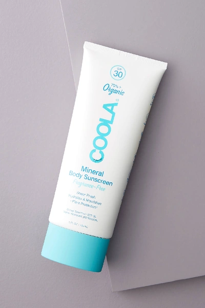 Shop Coola Spf 30 Mineral Body Sunscreen, Fragrance-free In White