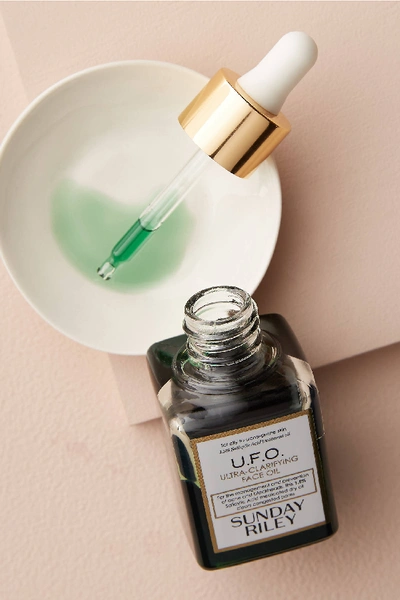 Shop Sunday Riley U.f.o. Ultra-clarifying Face Oil In Green