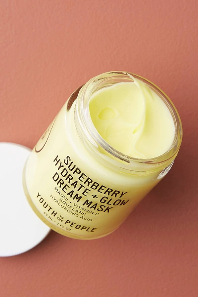 Shop Youth To The People Superberry Hydrate + Glow Dream Mask In Yellow