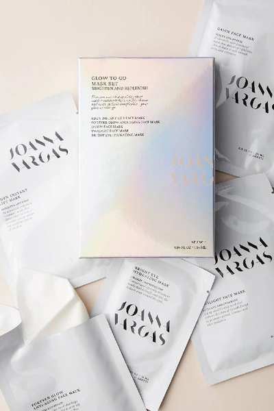 Shop Joanna Vargas Glow-to-go Mask Set In Silver