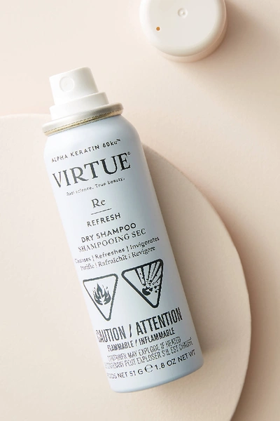 Shop Virtue Labs Refresh Travel Dry Shampoo In White