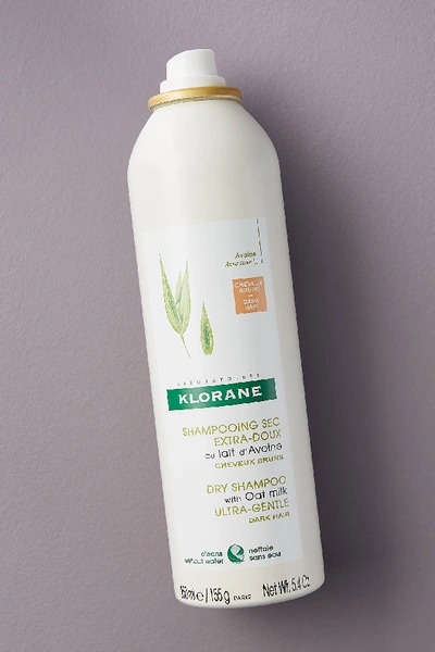 Shop Klorane Dry Shampoo With Oat Milk, Dark Tint In Beige