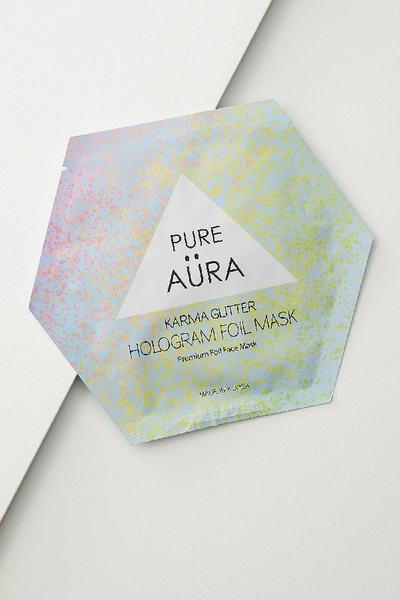 Shop Pure Aura Karma Glitter Hologram Foil Sheet Mask In Assorted
