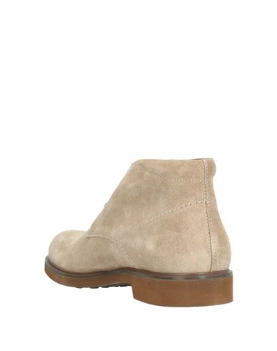 Shop Tod's Ankle Boots In Beige