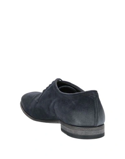 Shop Pantanetti Lace-up Shoes In Dark Blue