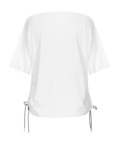 Shop Maison Scotch Woman T-shirt White Size S Cotton