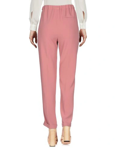 Shop Alberto Biani Pants In Pastel Pink