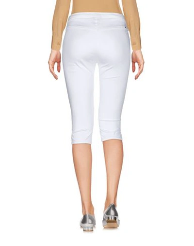 Shop Cycle Woman Shorts & Bermuda Shorts White Size 28 Cotton, Elastane