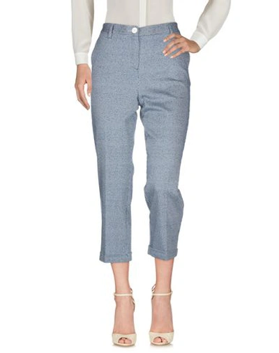 Shop T-jacket By Tonello Casual Pants In Slate Blue