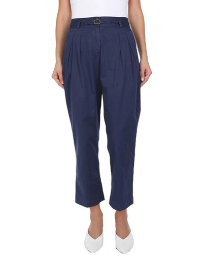 Shop Woolrich Woman Pants Midnight Blue Size 27 Cotton, Elastane