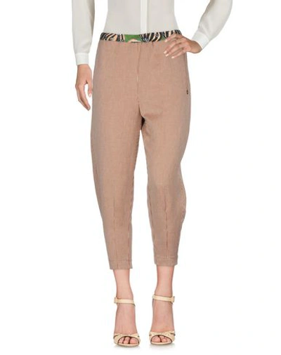 Shop Ottod'ame Casual Pants In Brown