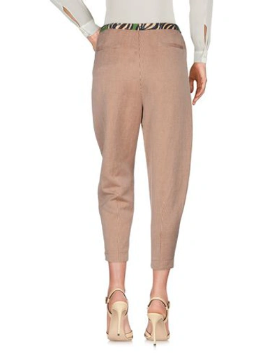 Shop Ottod'ame Casual Pants In Brown