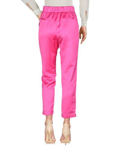 Shop Maison Scotch Casual Pants In Fuchsia