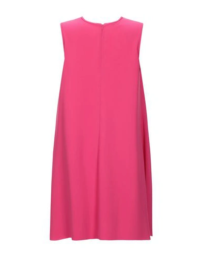 Pinko Short Dresses In Fuchsia