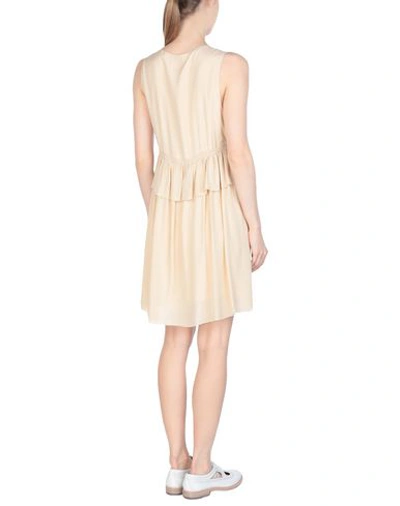 Shop See By Chloé Short Dresses In Beige