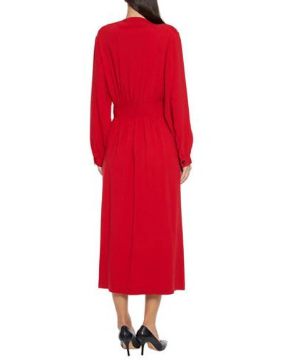 Shop Joseph Midi Dress In Red